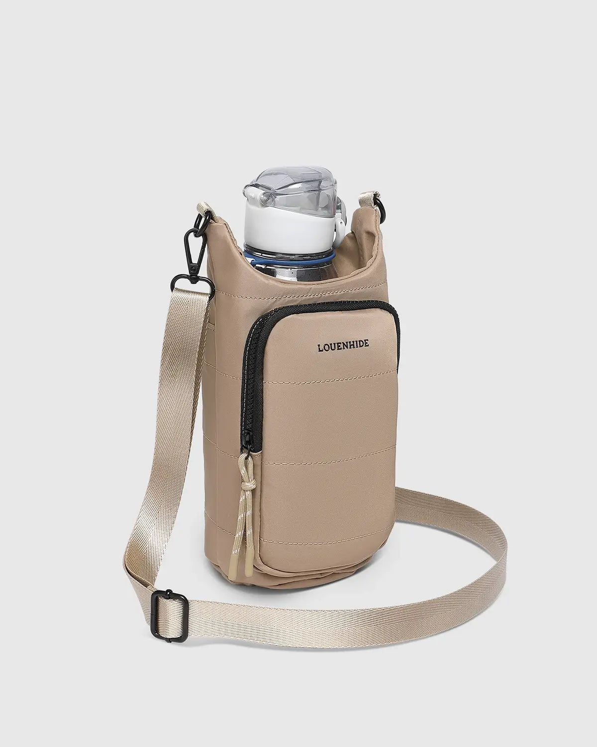 LOUENHIDE Miami Water Bottle Bag in Coffee