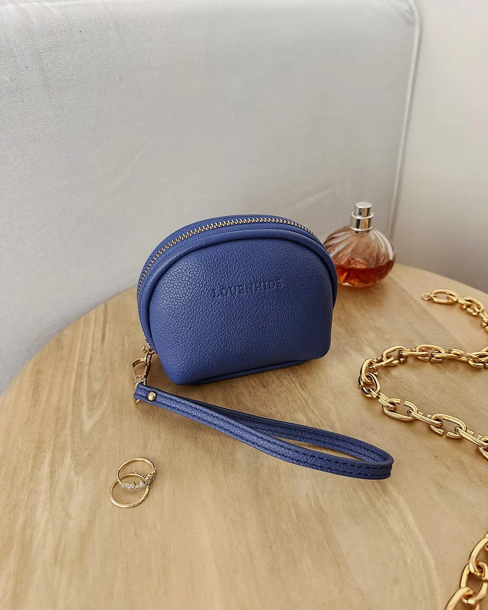 LOUENHIDE Paige RFID Small Purse in Ocean Blue