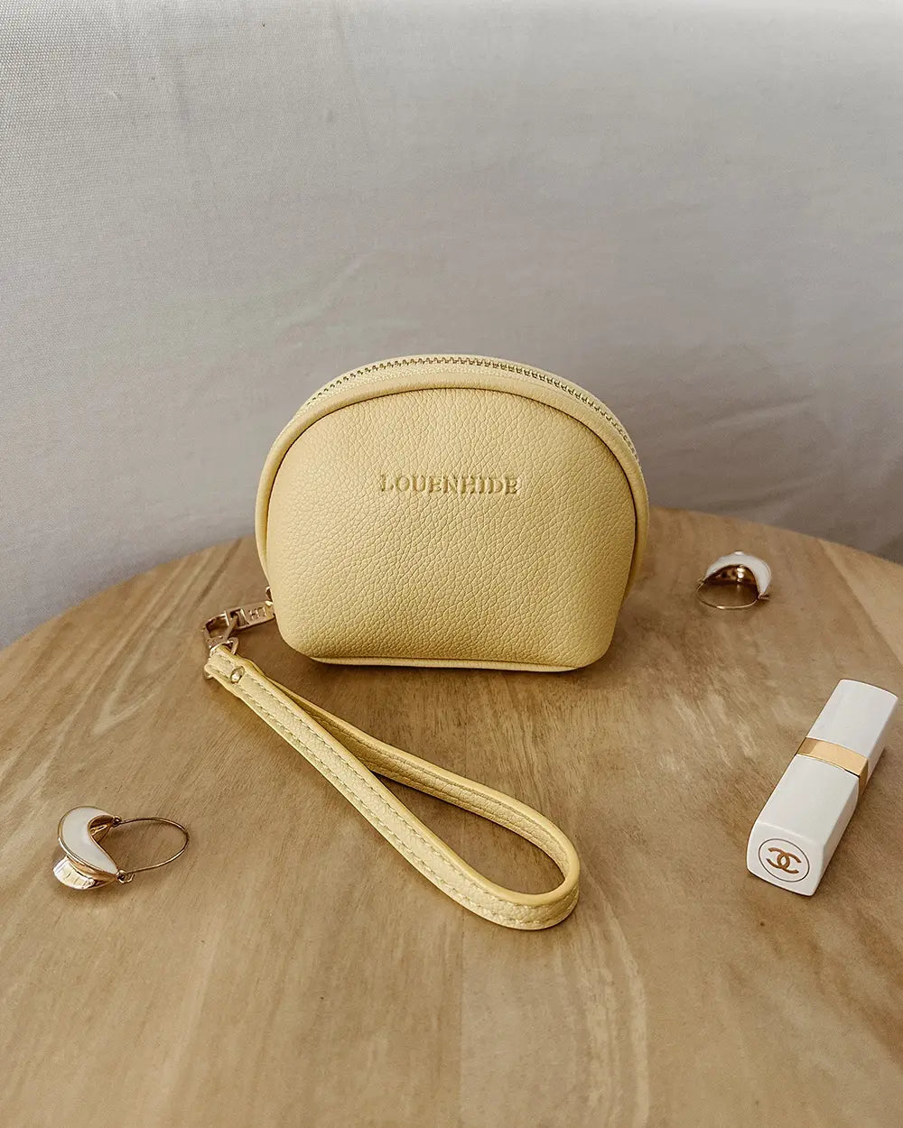 LOUENHIDE Paige RFID Small Purse in Yellow