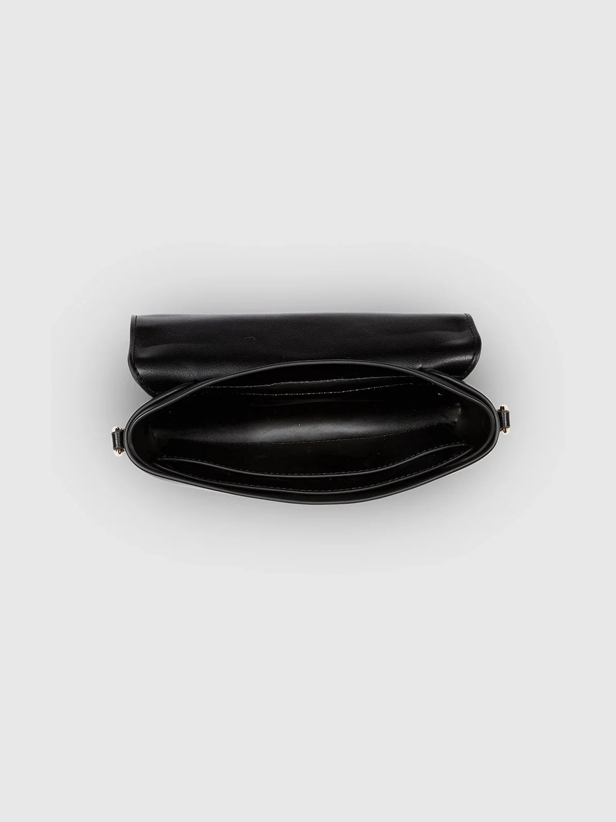 LOUENHIDE Pixie Crossbody Bag Black Faux Leather