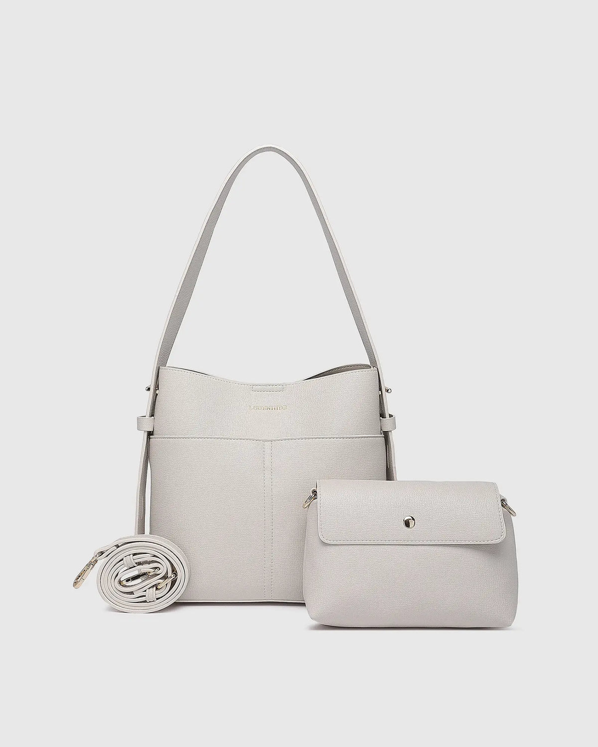 LOUENHIDE Samantha Handbag in Vanilla