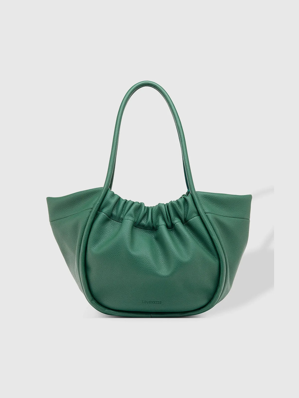 LOUENHIDE Selina Tote Bag Green Faux Leather