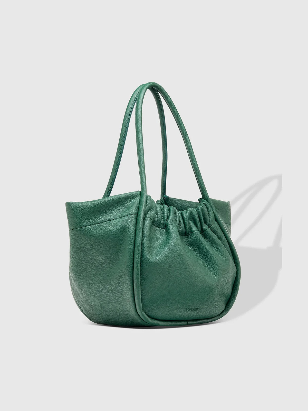 LOUENHIDE Selina Tote Bag Green Faux Leather