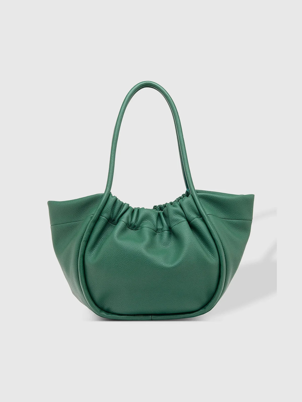 LOUENHIDE Selina Tote Bag Green Faux Leather