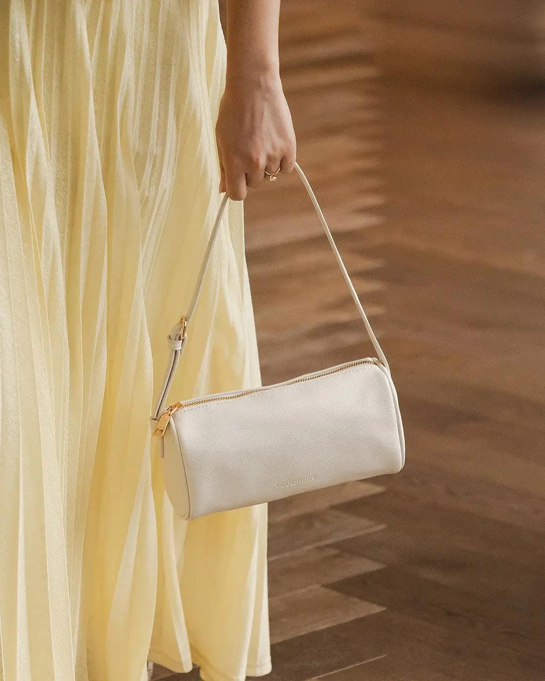 LOUENHIDE Serena Shoulder Bag in Vanilla