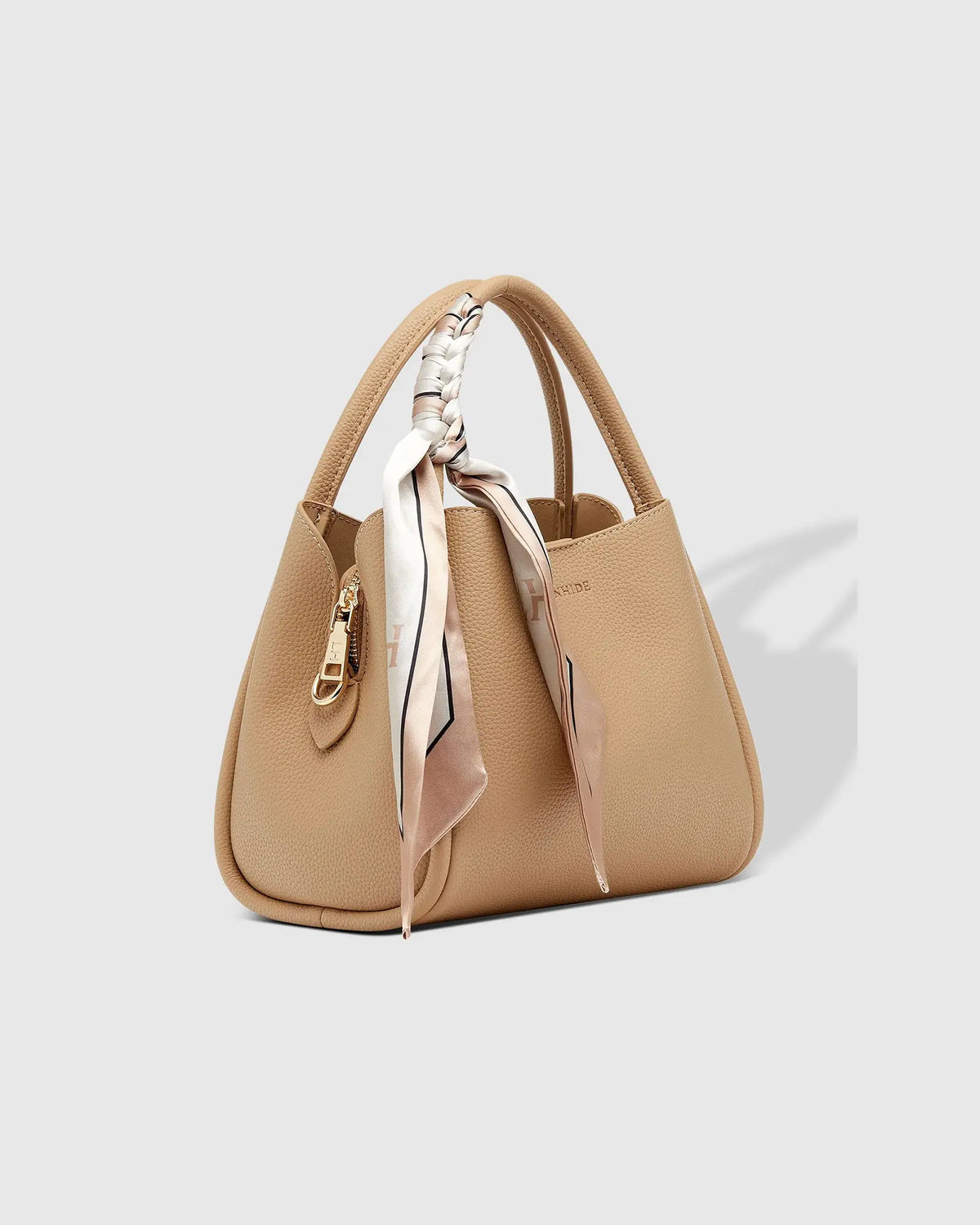 LOUENHIDE Steffie Mini Tote Bag in Biscuit