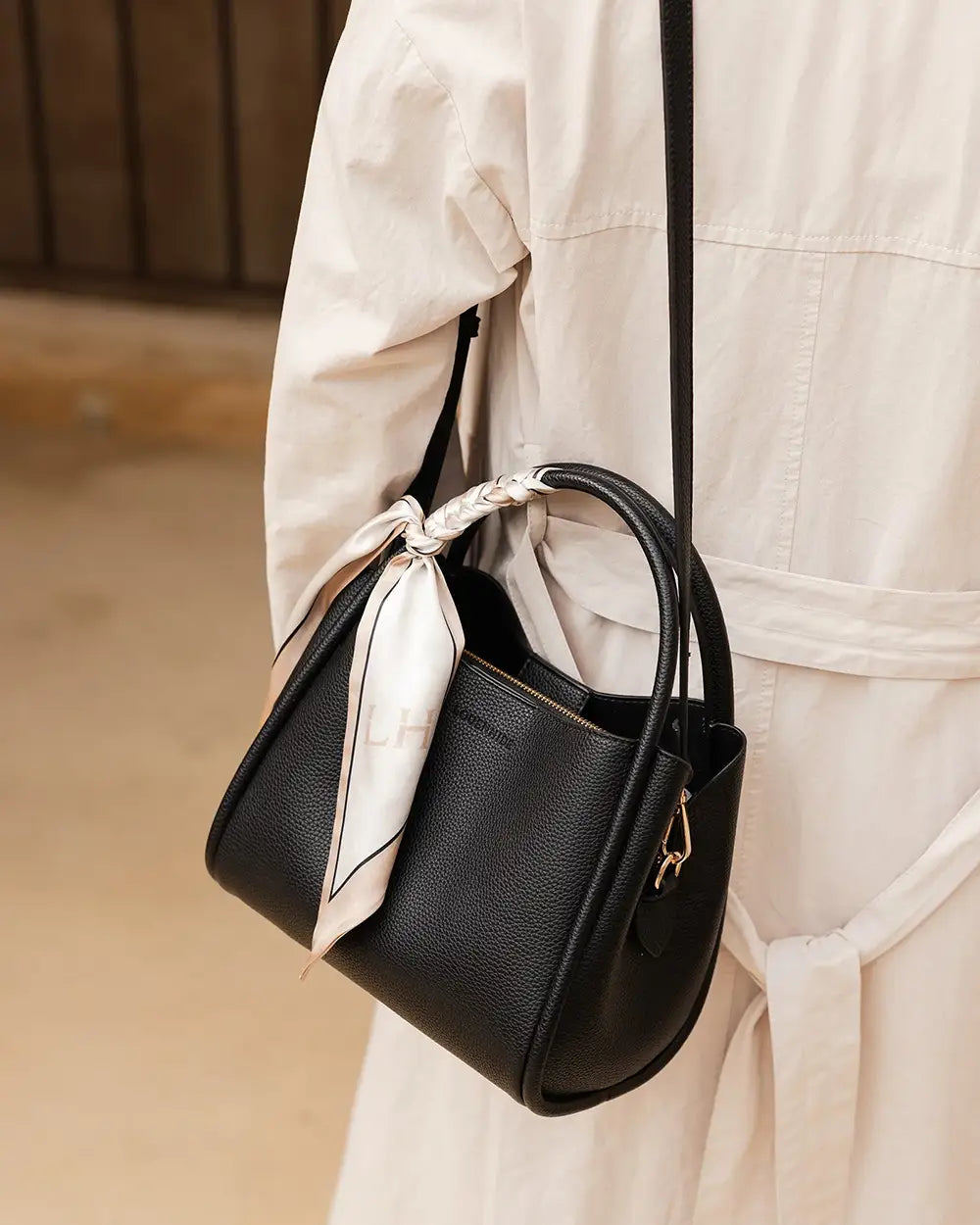 LOUENHIDE Steffie Mini Tote Bag in Black