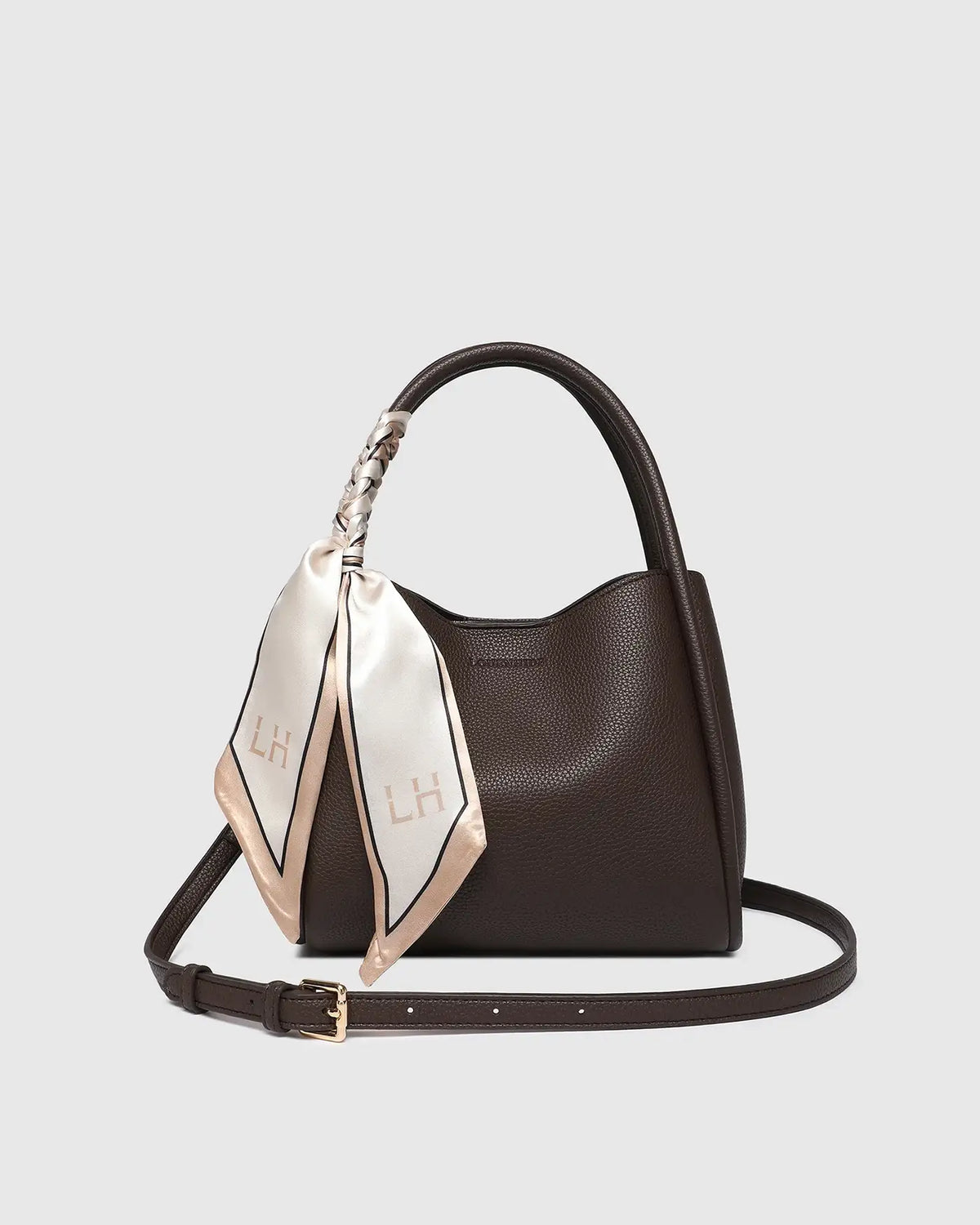 LOUENHIDE Steffie Mini Tote Bag in Chocolate
