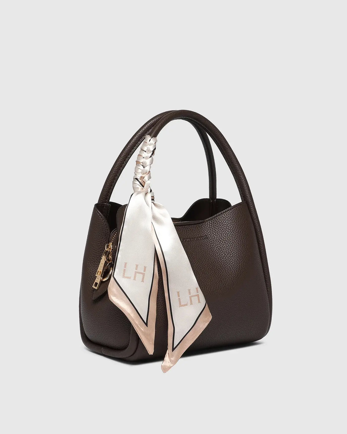 LOUENHIDE Steffie Mini Tote Bag in Chocolate