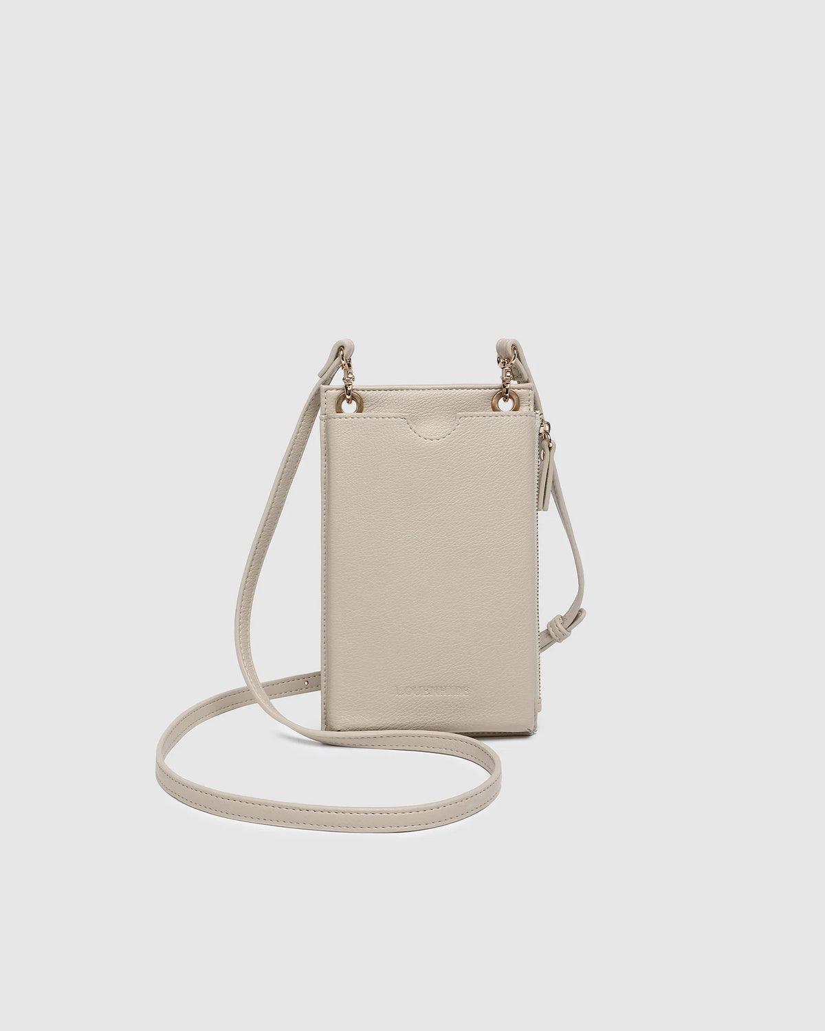 LOUENHIDE Suki RFID Phone Bag in Almond