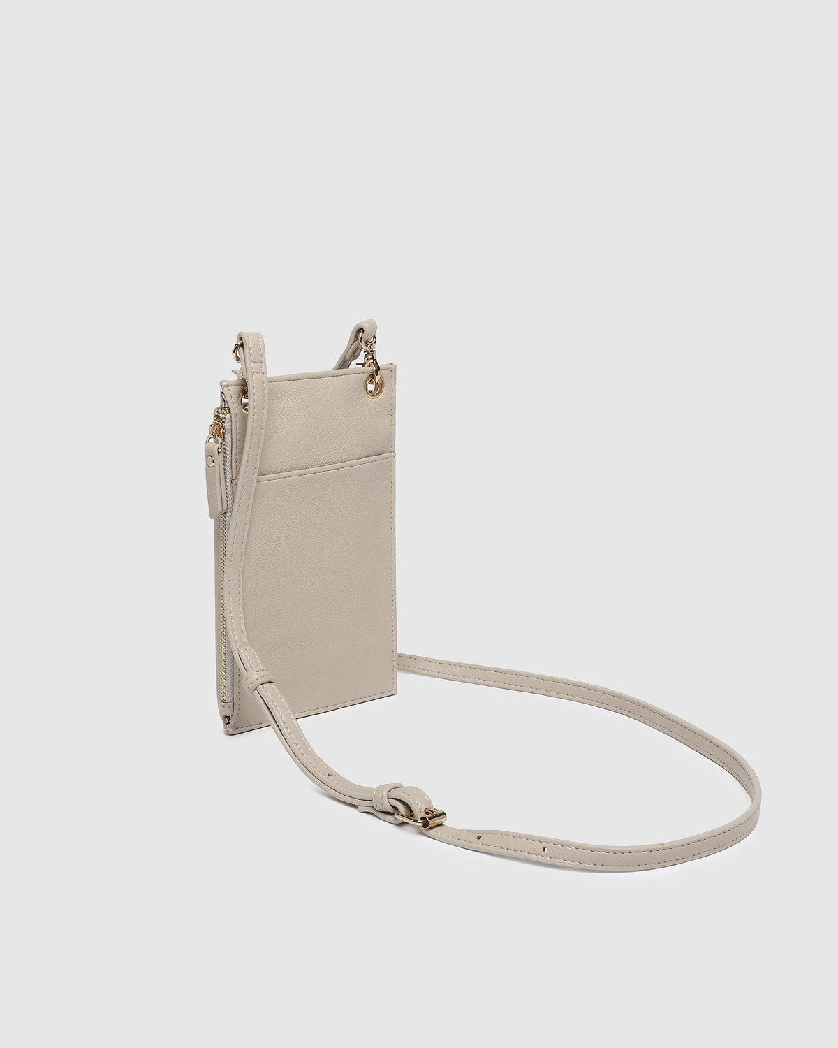LOUENHIDE Suki RFID Phone Bag in Almond