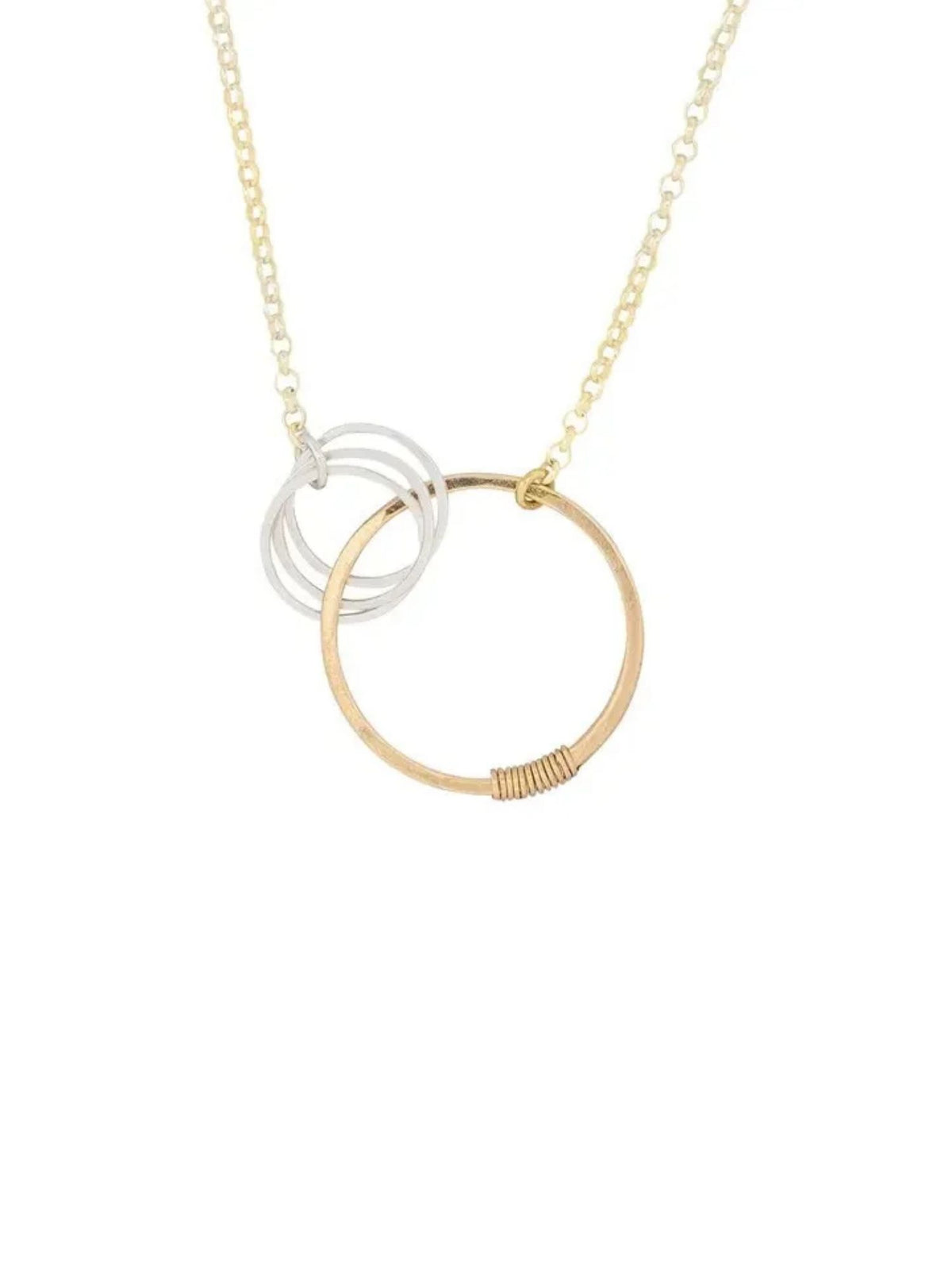 Links of Love Necklace 18" Mom of Three