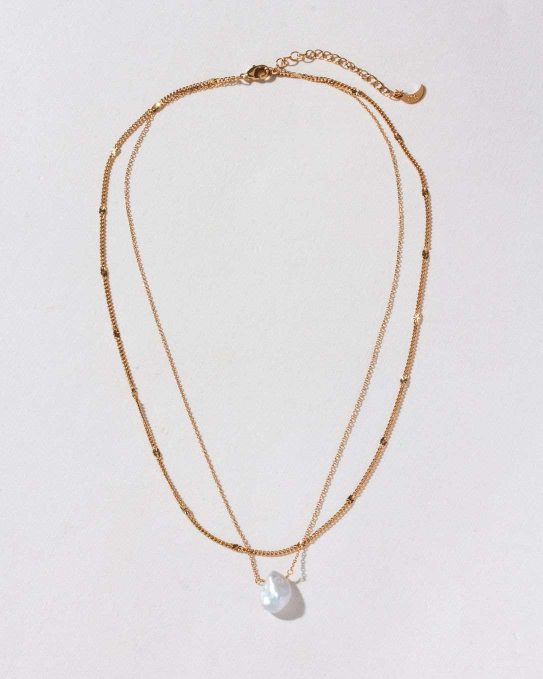 luna norte jewelry pearl tide layered necklace