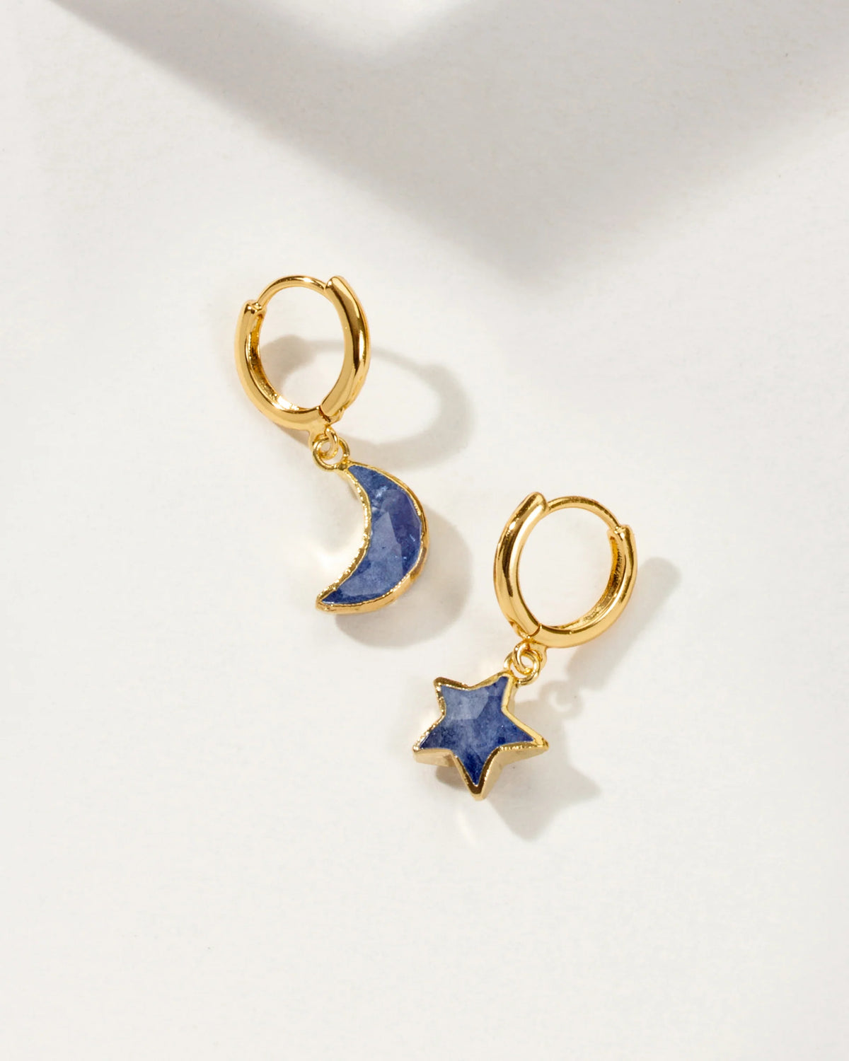 luna norte jewelry sky gazing mismatched sapphire hoop earrings