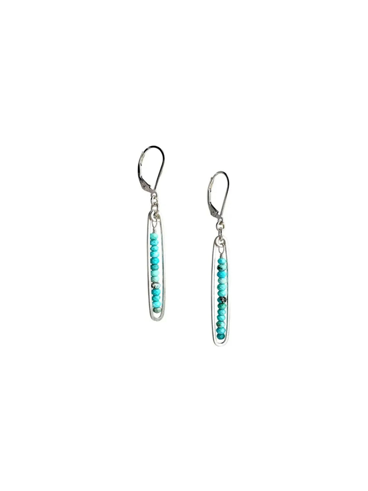 Lyric Turquoise Sterling Silver Earrings