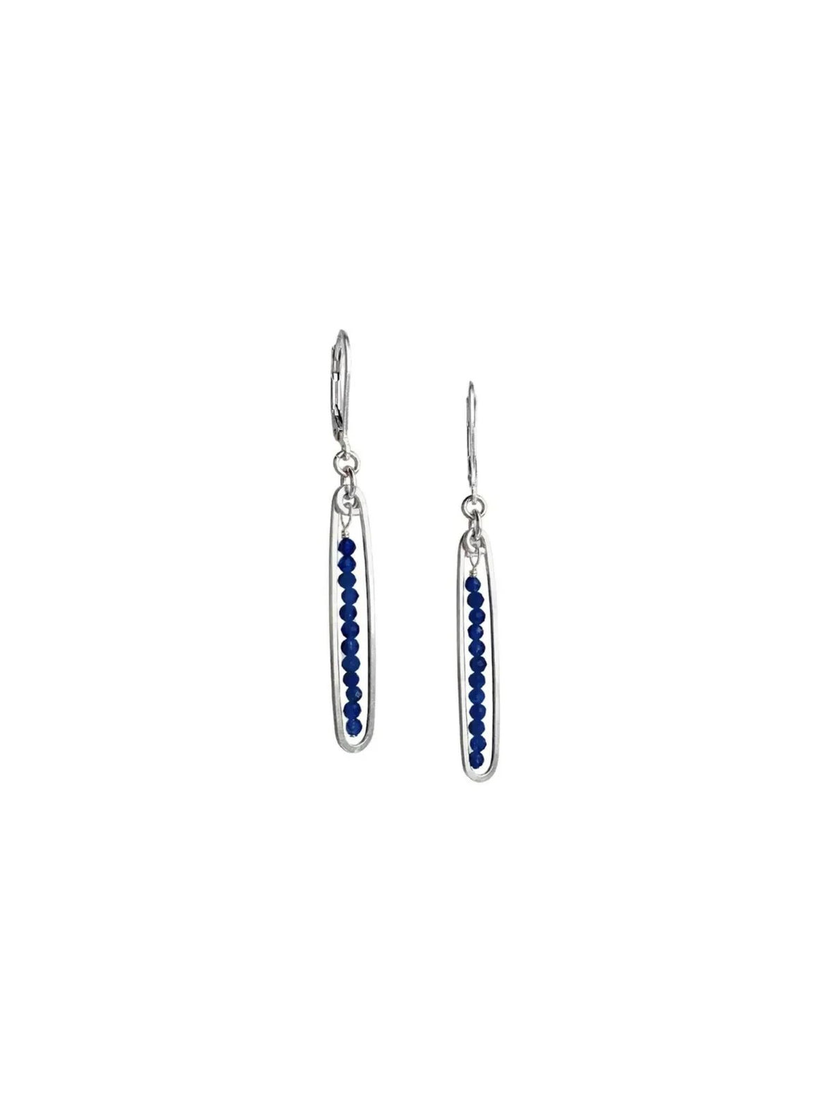 Lyric Sterling Silver Blue Lapis Earrings