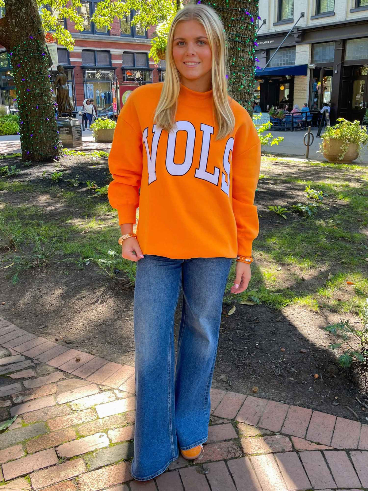 The Madi Go Vols Classic Mock Neck