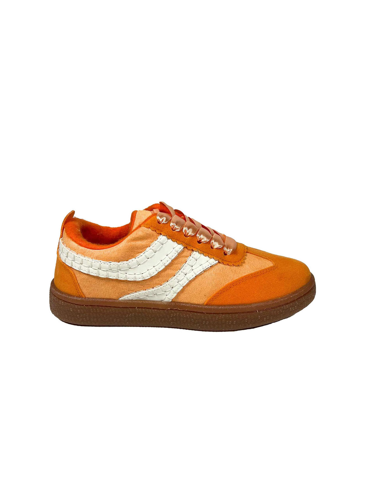 Go Vols Orange Satin Lace Sneakers