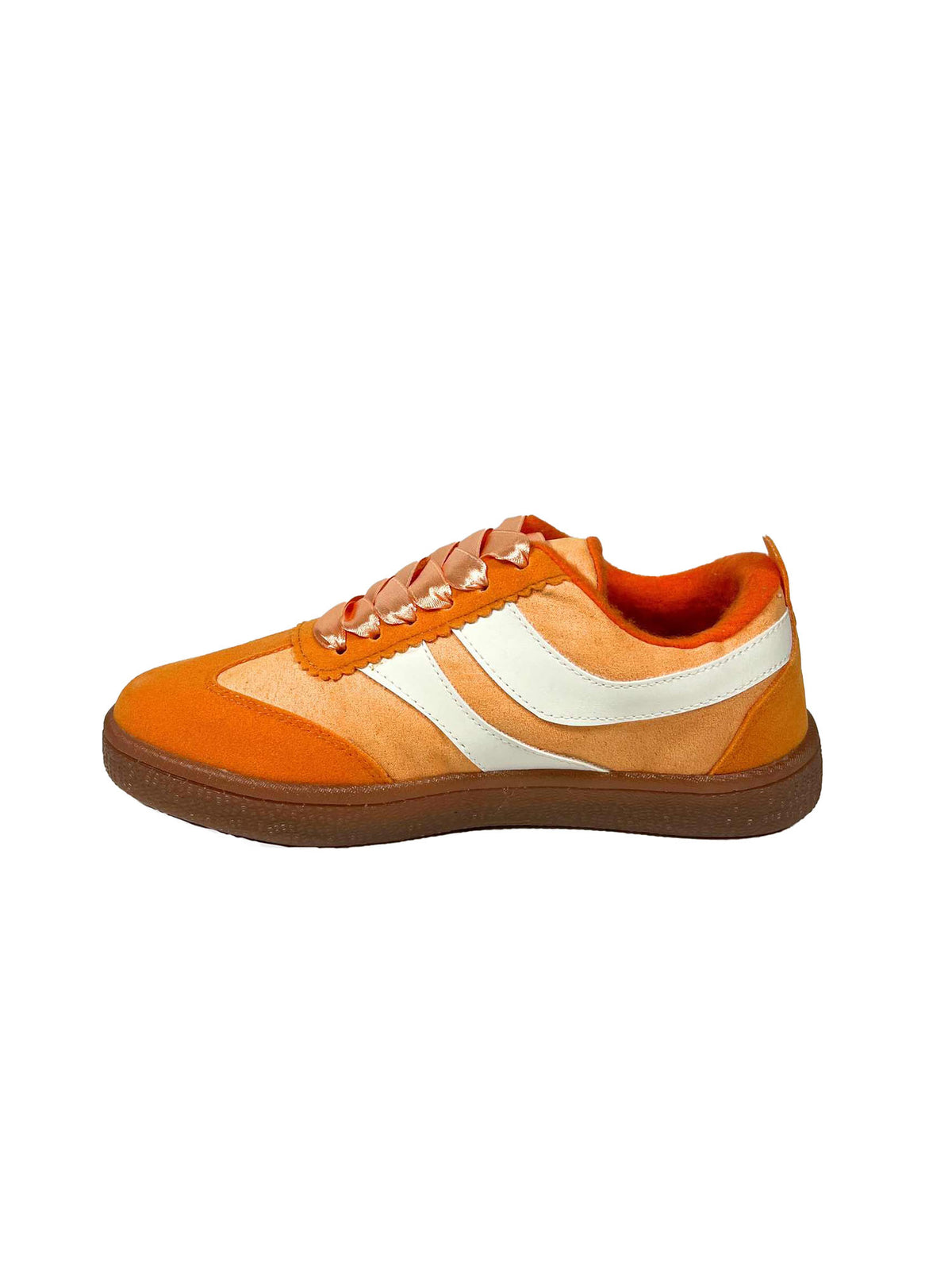 Go Vols Orange Satin Lace Sneakers