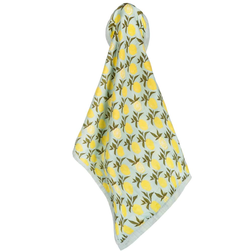 Milkbarn Lemon Big Lovey Three-Layer Muslin Blanket