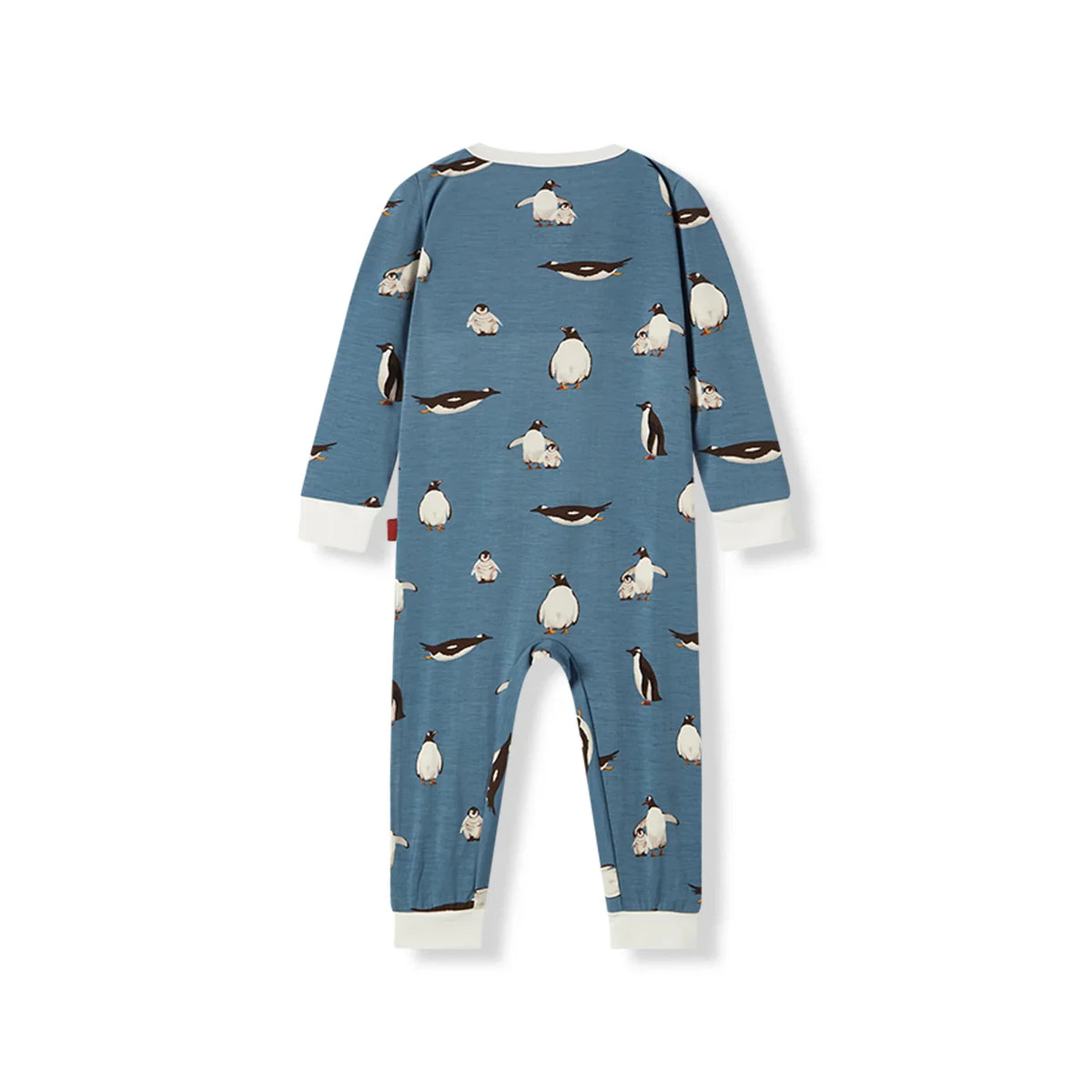 Milkbarn Organic Zipper Pajama Penguin
