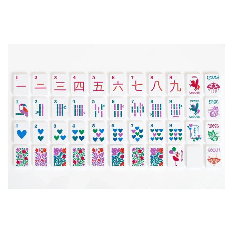 Mini Mahjer Mahjong Complete Game Rackin' Rosie Edition