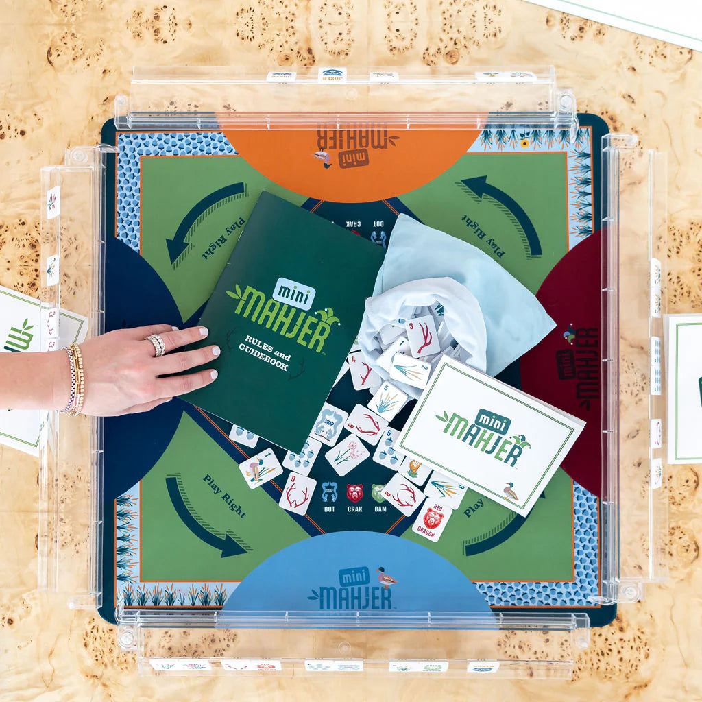 Mini Mahjer Mahjong Complete Game Woodlands Edition