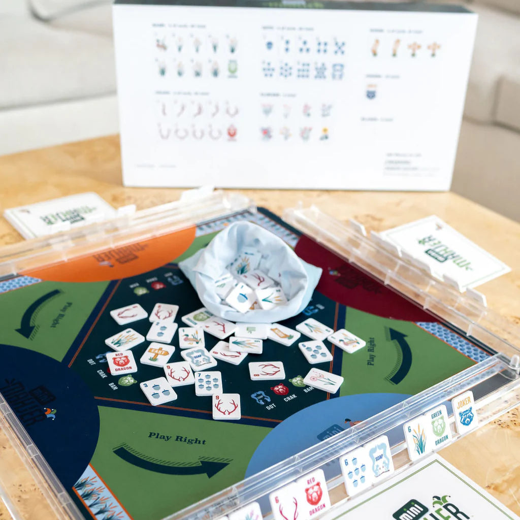 Mini Mahjer Mahjong Complete Game Woodlands Edition