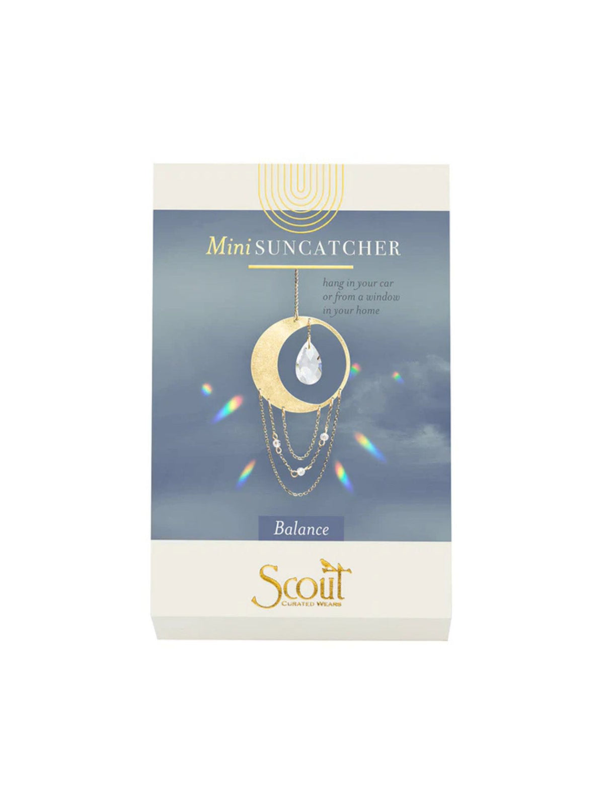Mini Suncatcher: Crescent Moon/Balance