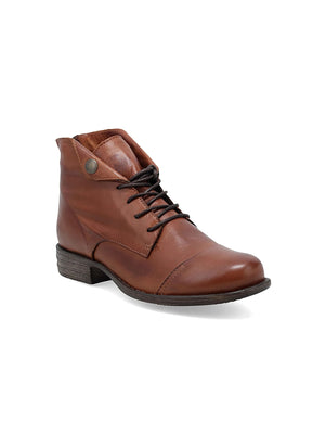 Miz Mooz Lennox Lace Up Ankle Boot in brandy 