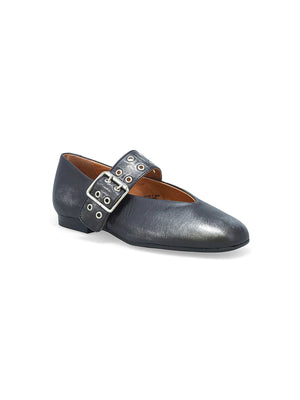 Miz Mooz Zephyr Mary Jane in gunmetal