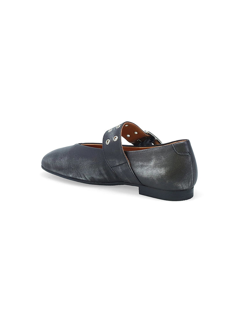 Miz Mooz Zephyr Mary Jane in gunmetal