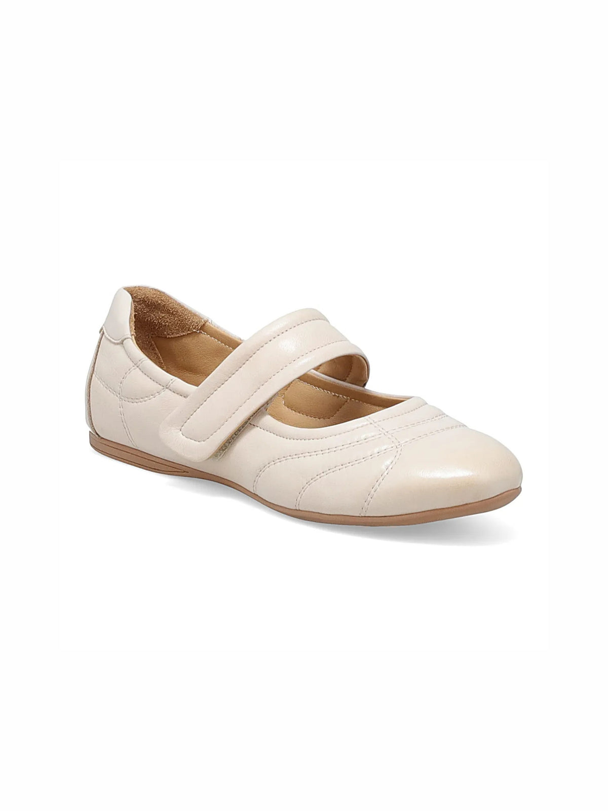 Miz Mooz Karin Mary Jane Ballet Flat Latte