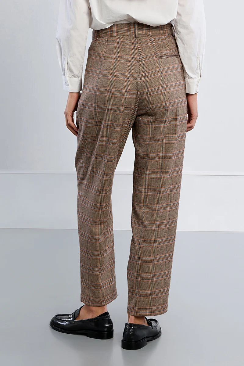 Molly Bracken Checked Carrot Pants multi 