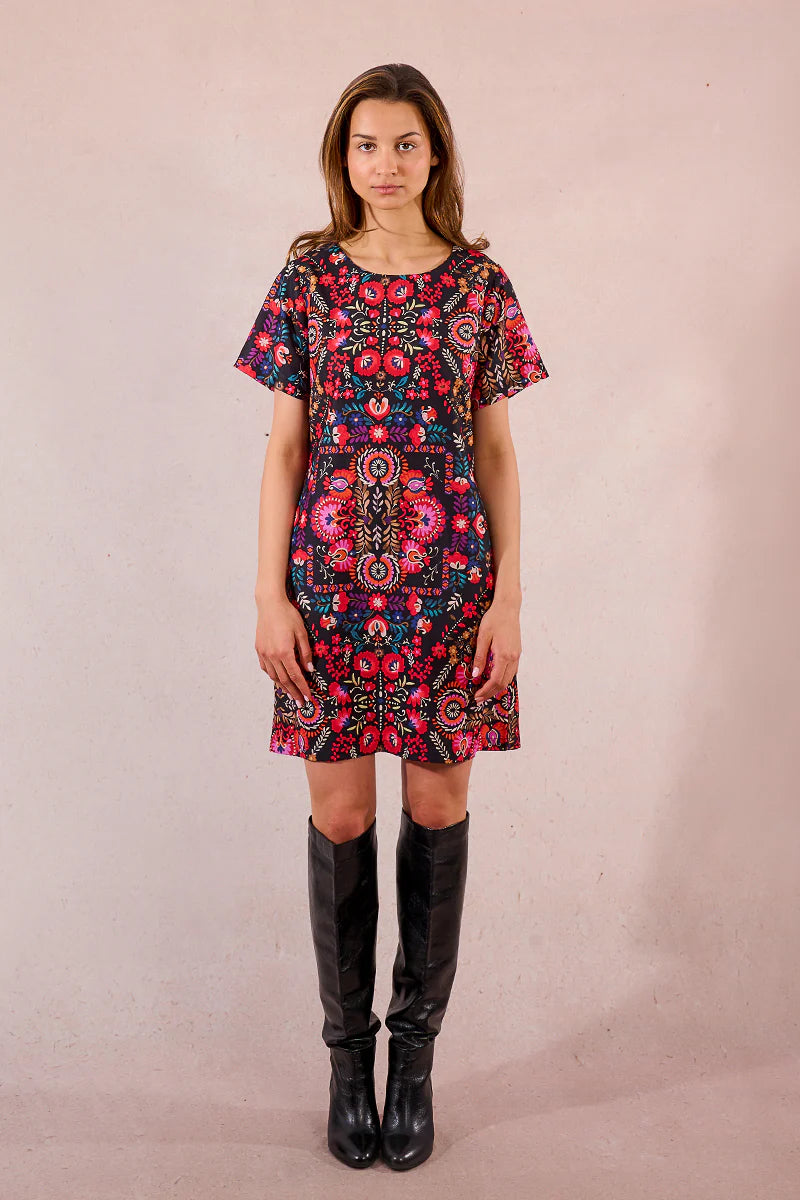 Molly Bracken Printed Mini Dress