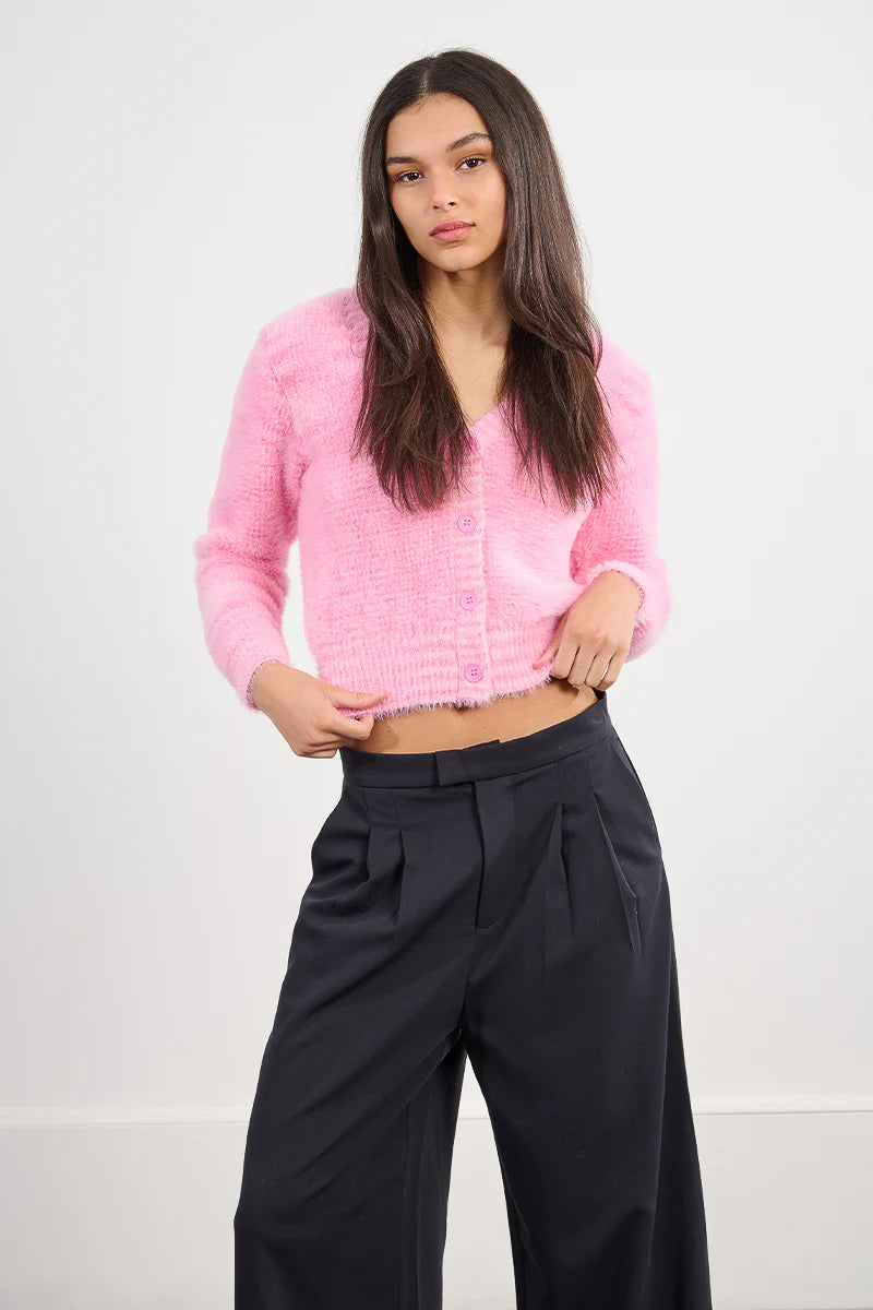 Molly Bracken Tie-Dye Fluffy  Cardigan