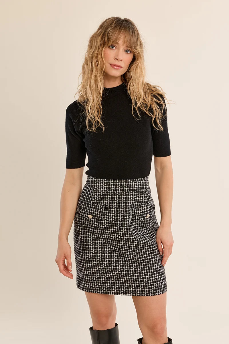 Molly Bracken Turtleneck Sweater black 