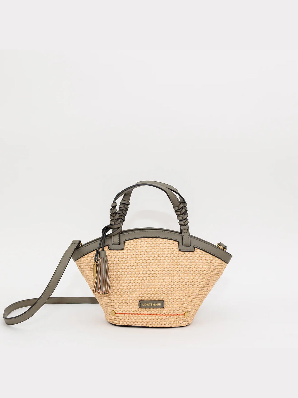 Montemare Palma Crossbody in Olive Vegan Leather