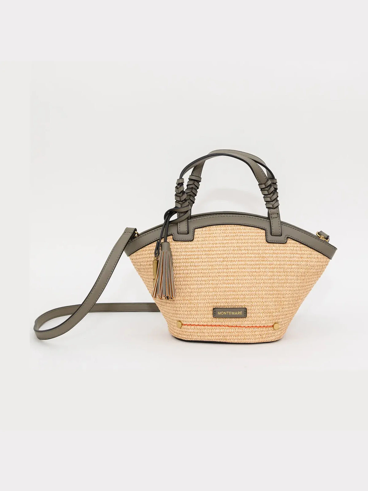 Montemare Palma Crossbody in Olive Vegan Leather