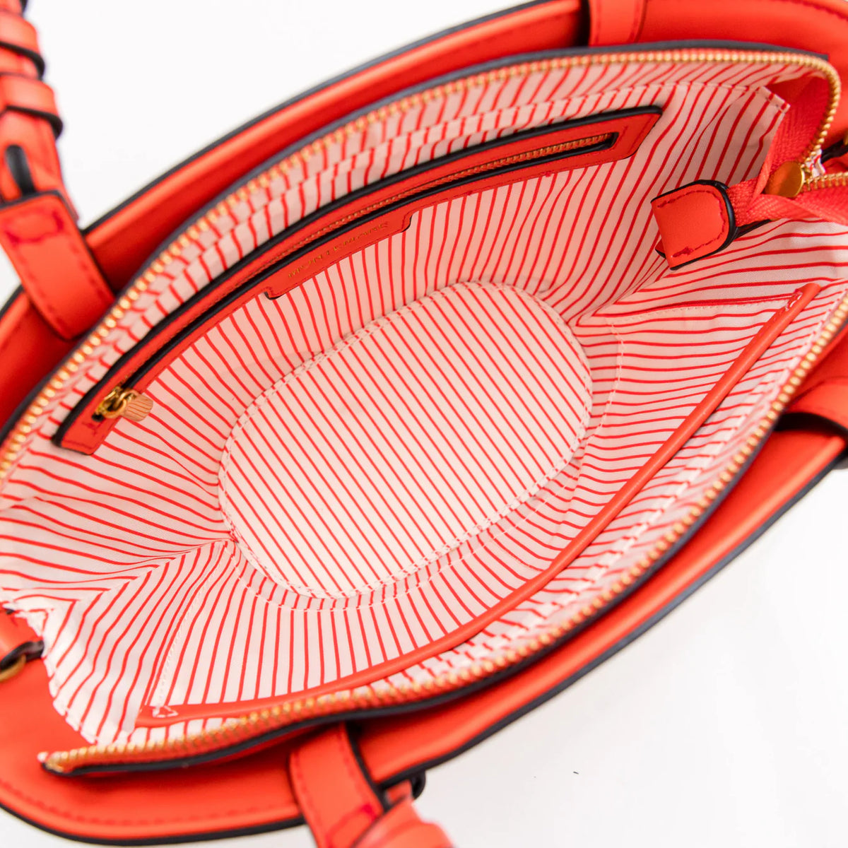 Montemare Palma Crossbody in Orange Vegan Leather