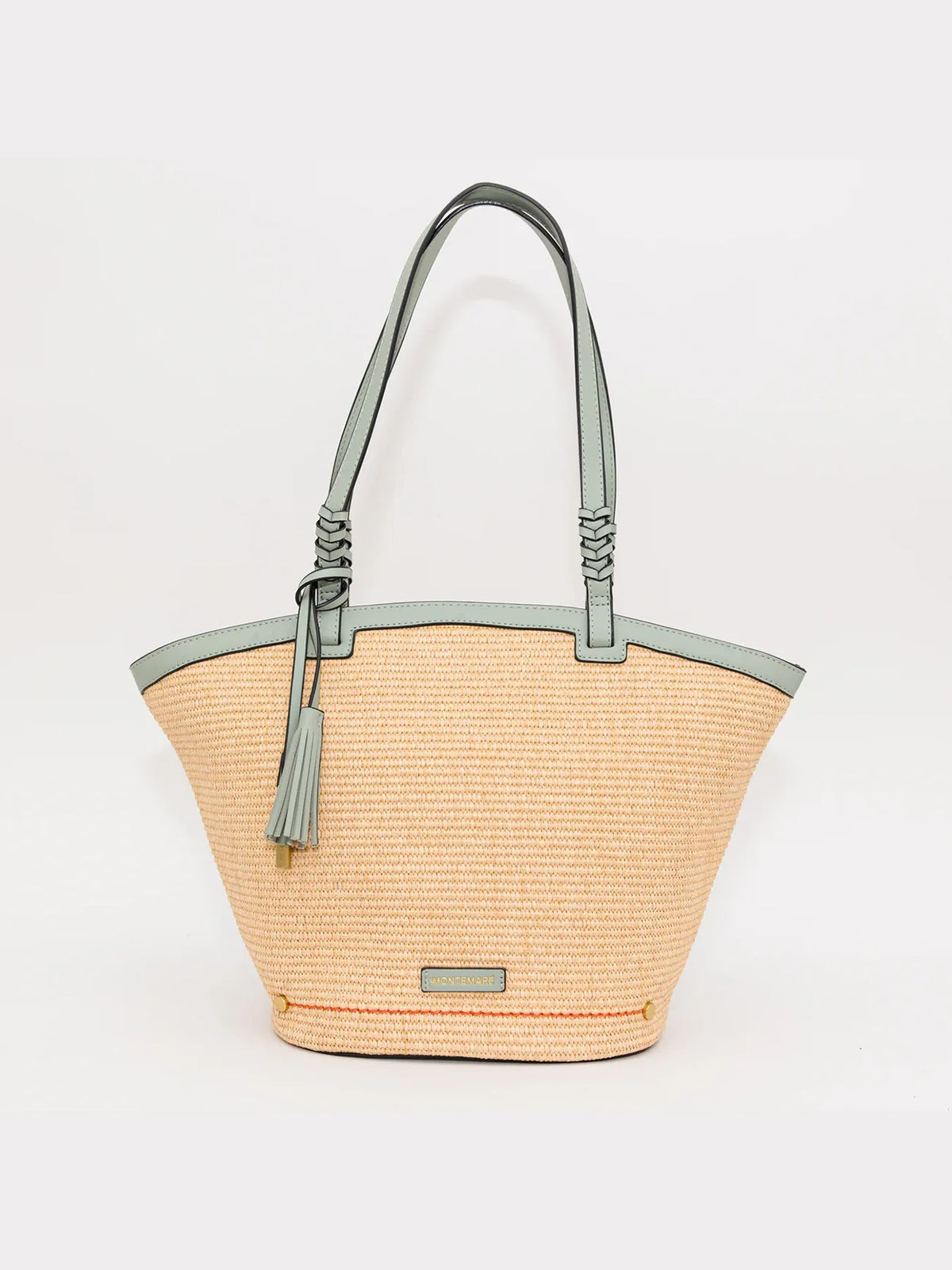 Montemare Palma Tote in Blake's Blue Vegan Leather