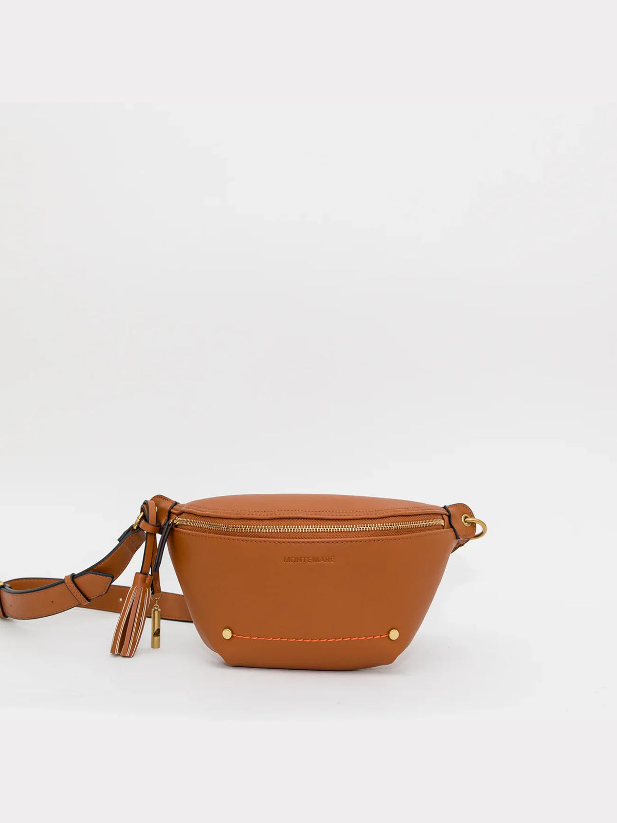 Montemare Roma Sling in Cognac Vegan Leather