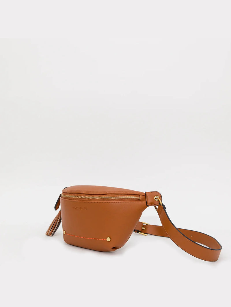 Montemare Roma Sling in Cognac Vegan Leather