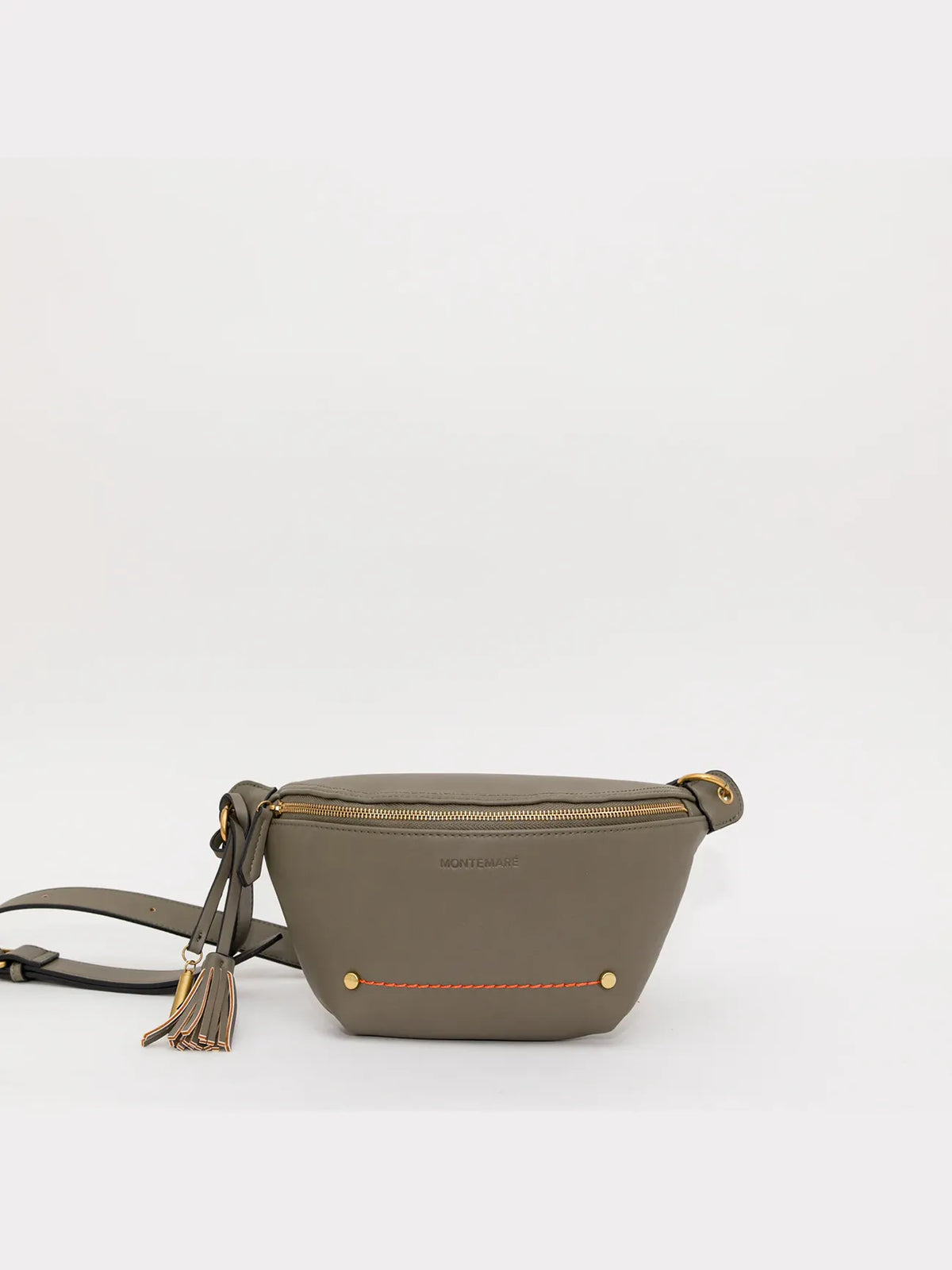 Montemare Roma Sling in Olive Vegan Leather