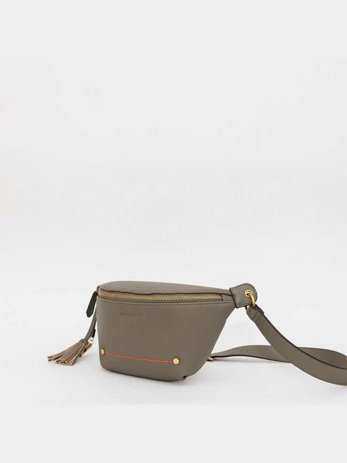 Montemare Roma Sling in Olive Vegan Leather