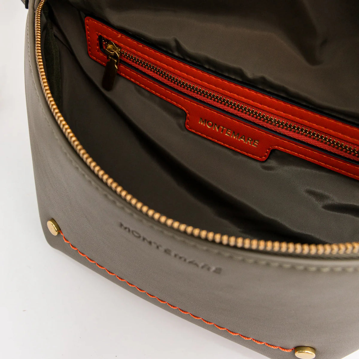 Montemare Roma Sling in Olive Vegan Leather