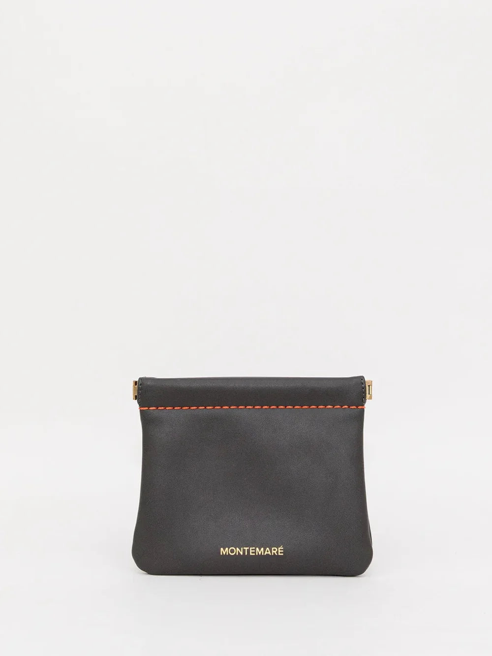 Montemare Roma Square Pouch in Slate Vegan Leather