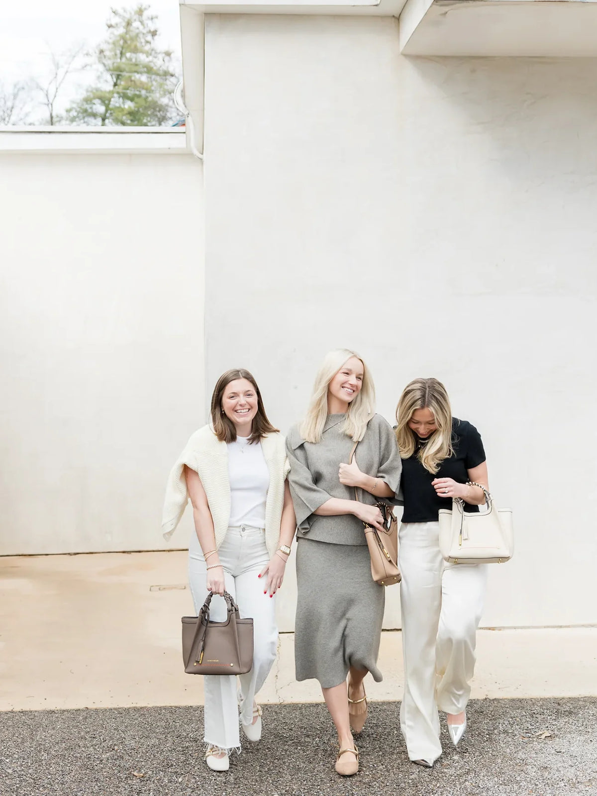 Montemare Sedona Crossbody in Latte Vegan Leather