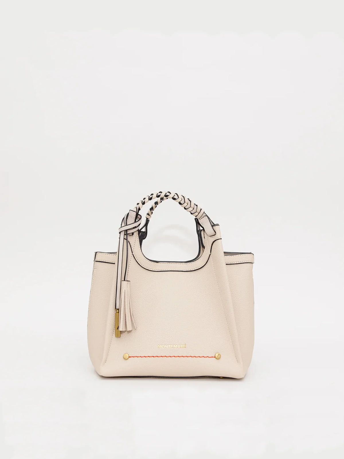 Montemare Sedona Crossbody in Ivory Vegan Leather