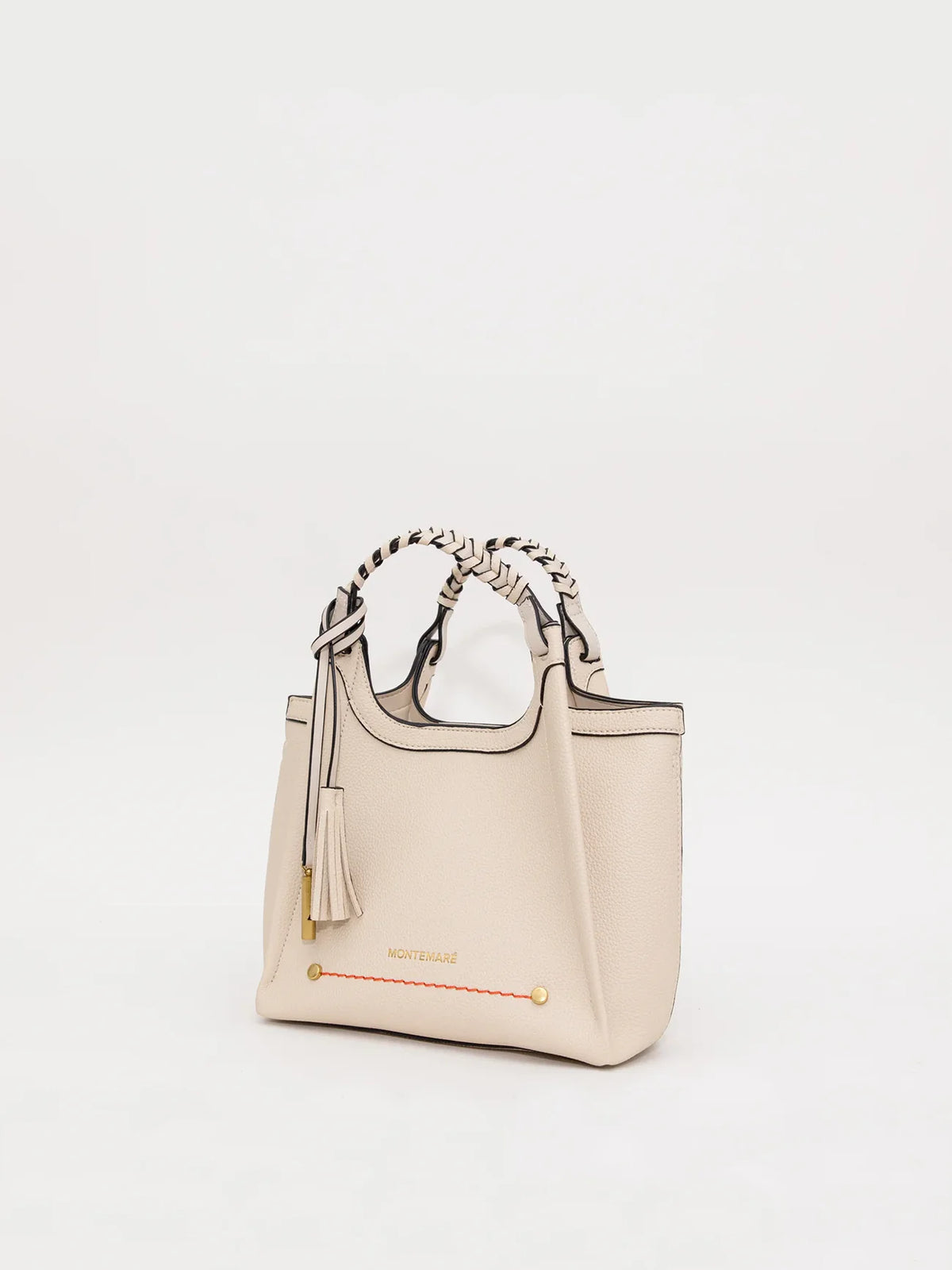 Montemare Sedona Crossbody in Ivory Vegan Leather